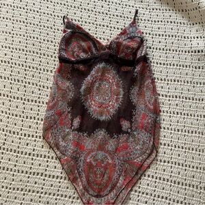 Bohemian Paisley Print Camisole